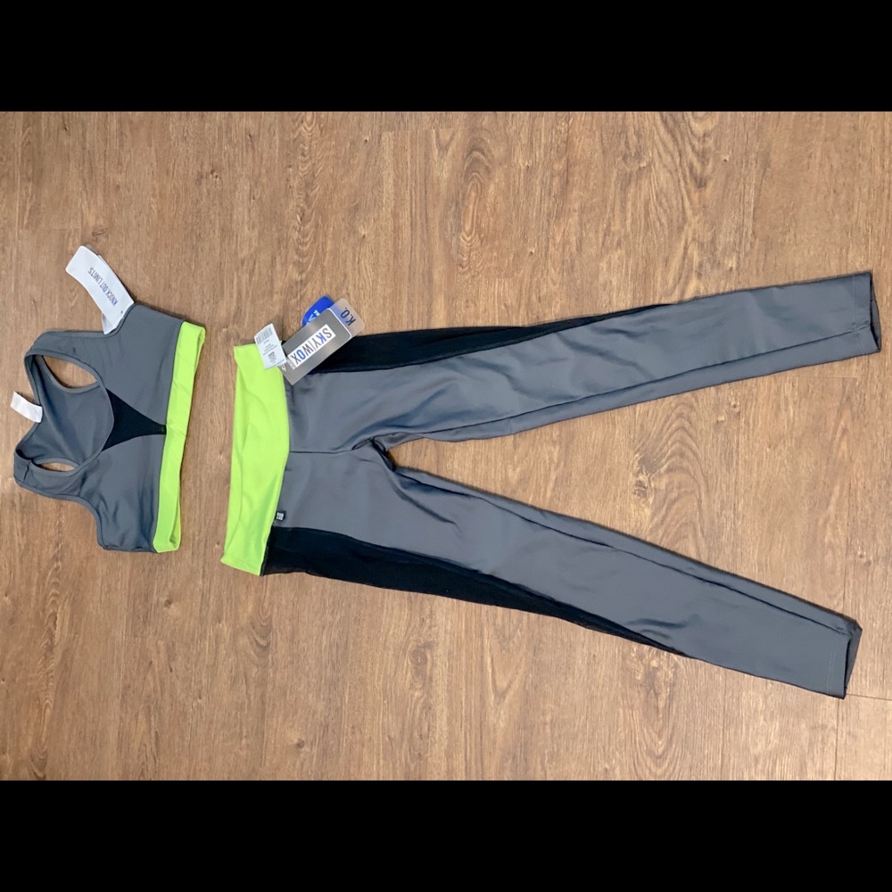 Sports bras and leggings